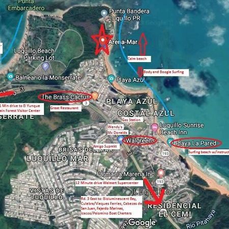 1St Floor, A/C Everywhere, Balcony With Beach View In Luquillo Eksteriør billede